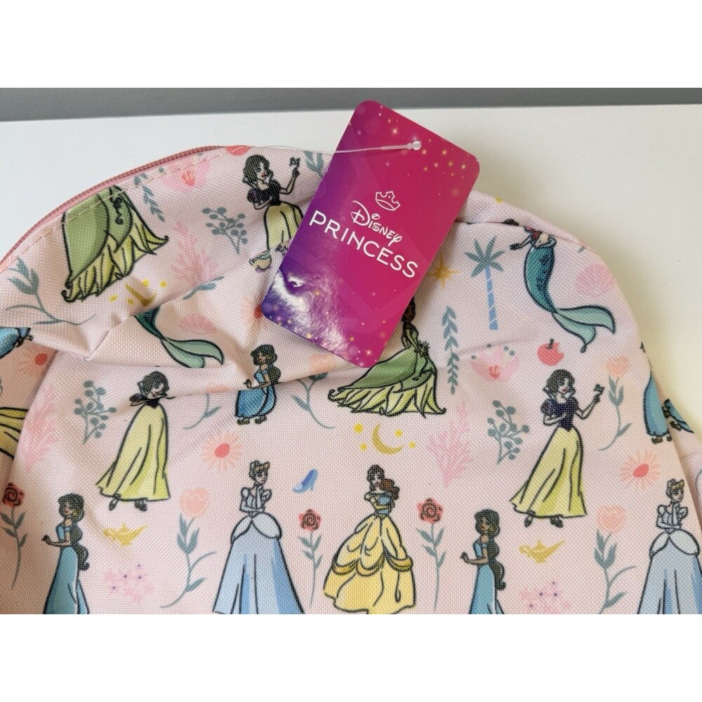 New Fast Forward Disney Princess Pink Multi-Color Large Backpack Book Bag NWT - Picture 3 of 9